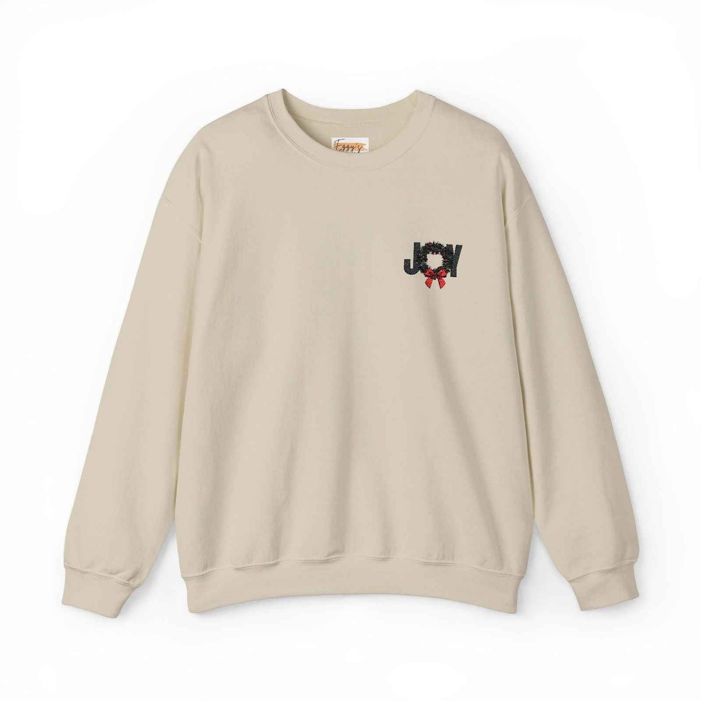 Embroidered Adult Christmas Sweatshirt