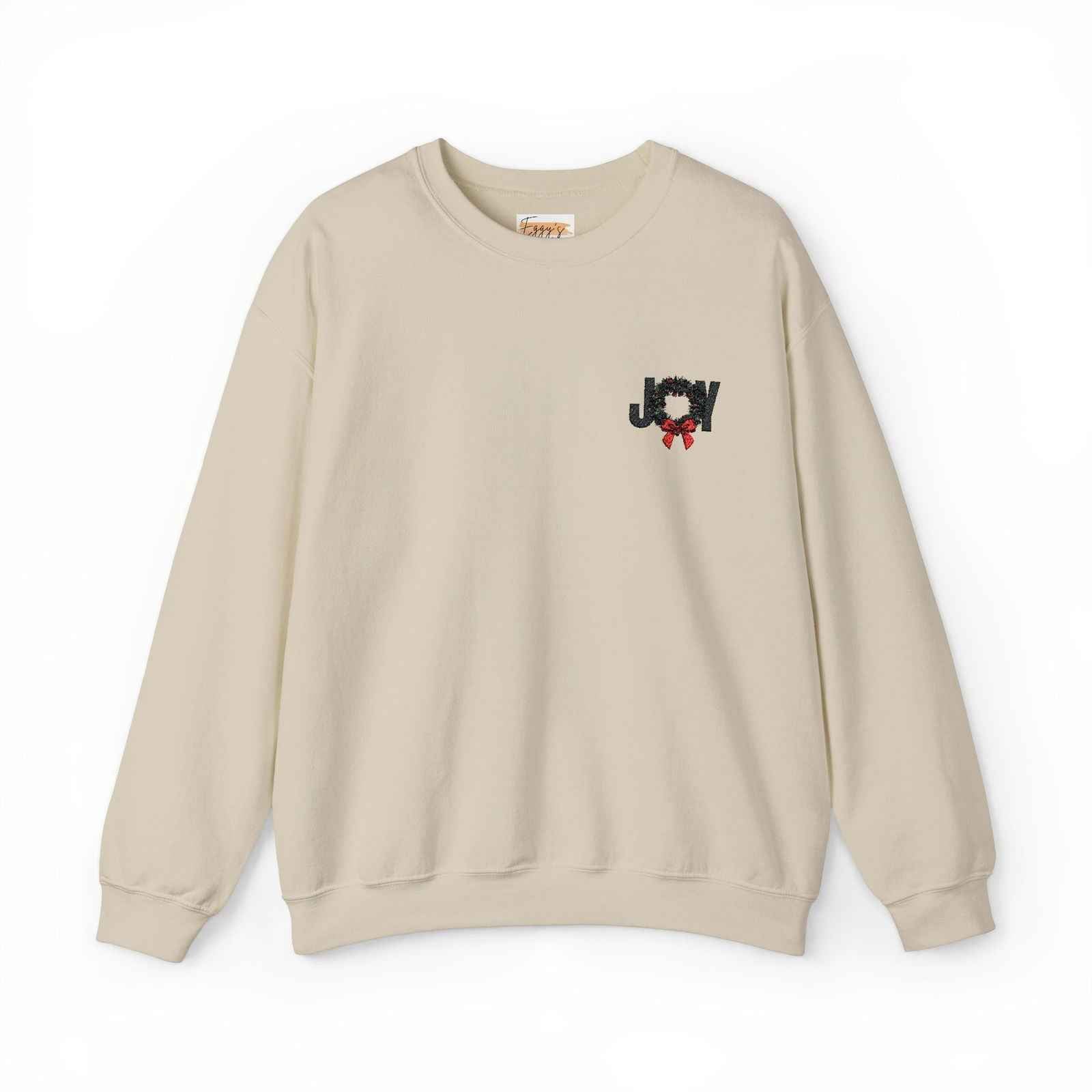 Embroidered Adult Christmas Sweatshirt