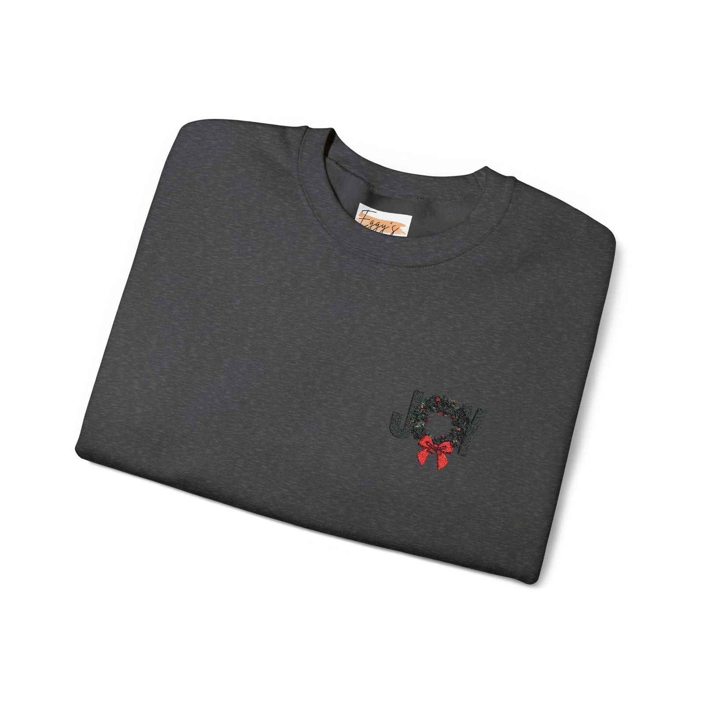 Embroidered Adult Christmas Sweatshirt