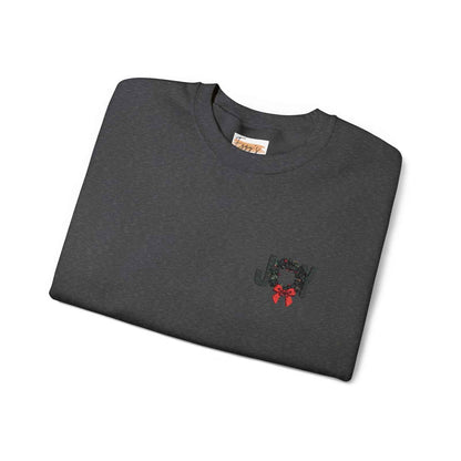 Embroidered Adult Christmas Sweatshirt
