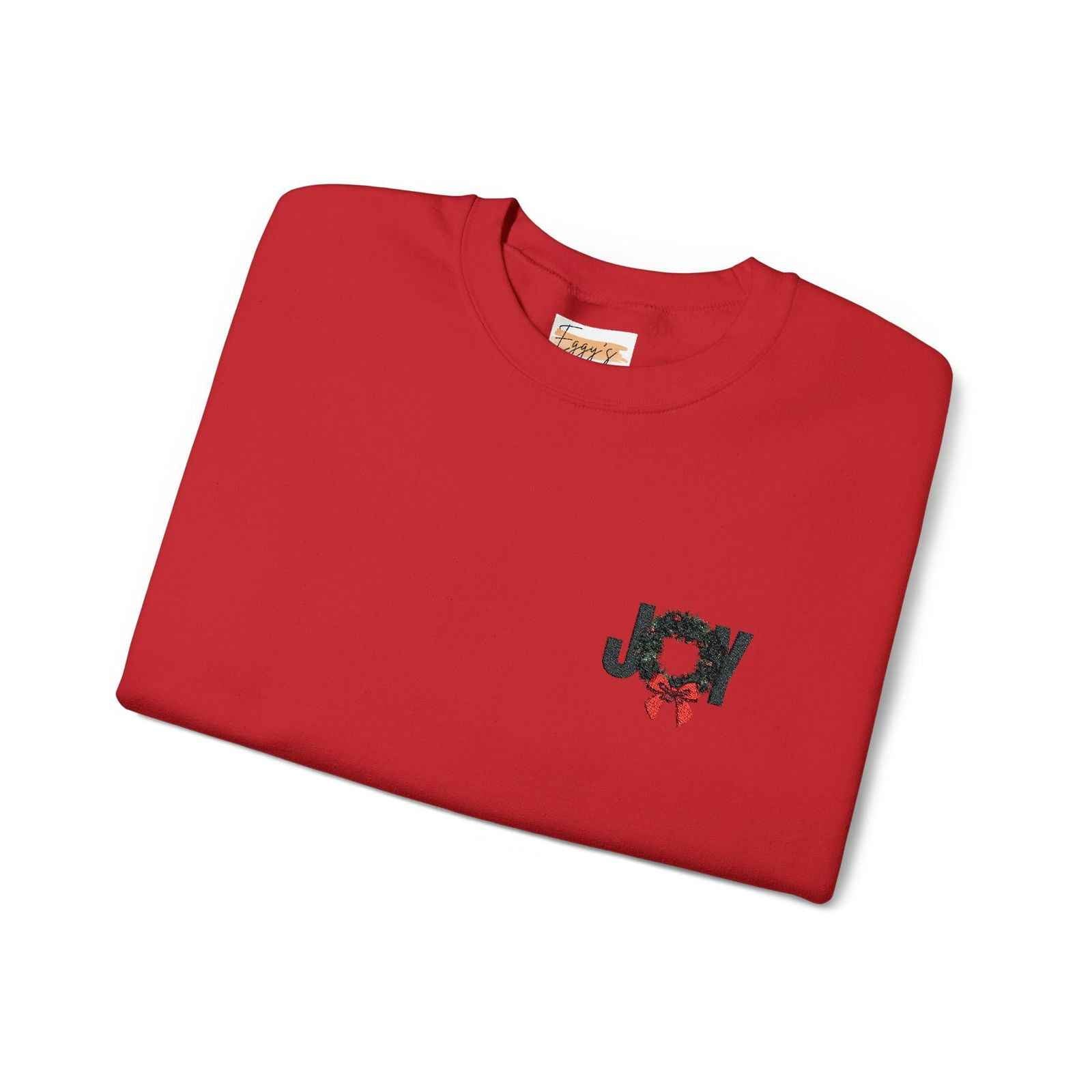 Embroidered Adult Christmas Sweatshirt