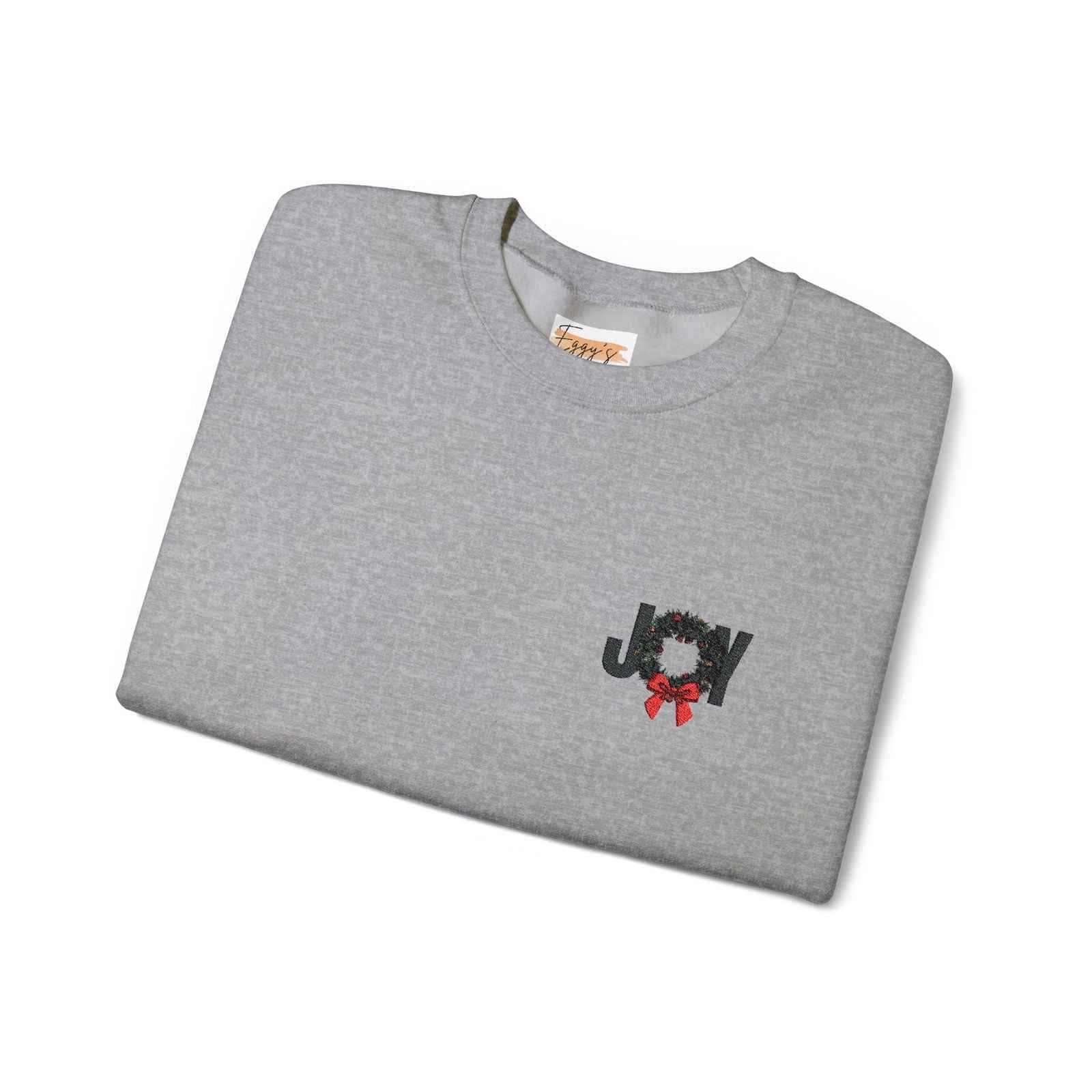 Embroidered Adult Christmas Sweatshirt