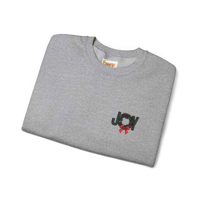 Embroidered Adult Christmas Sweatshirt