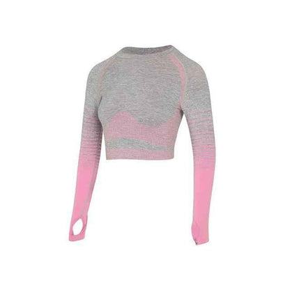 Women's Seamless Yoga Set Long Sleeve
