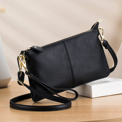 Leather One-Shoulder Clutch for Women - All-Match Leather Handbag - The Eggy's store