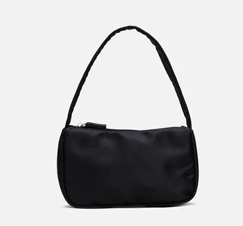 Vintage Hobo Shoulder Bag – Lightweight Nylon Purse | 3 Colors
