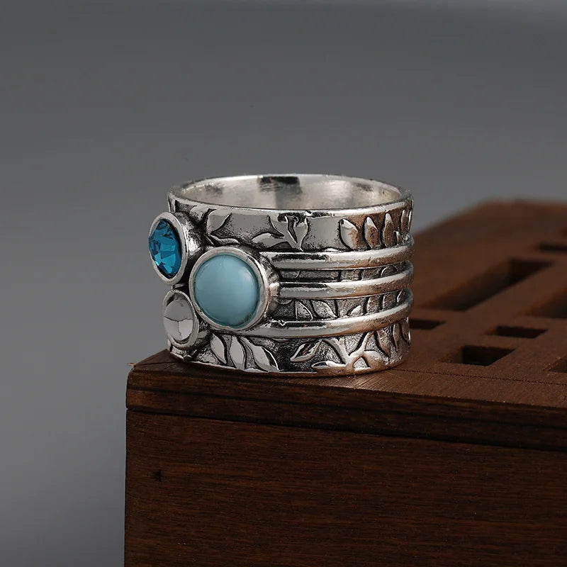 Vintage Bohemian Statement Ring for Women