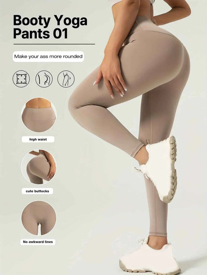 ElevateFit High-Waist Shaping Yoga Leggings