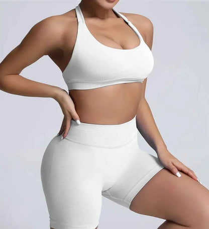 Women's Gym Solid Color Sports Bra