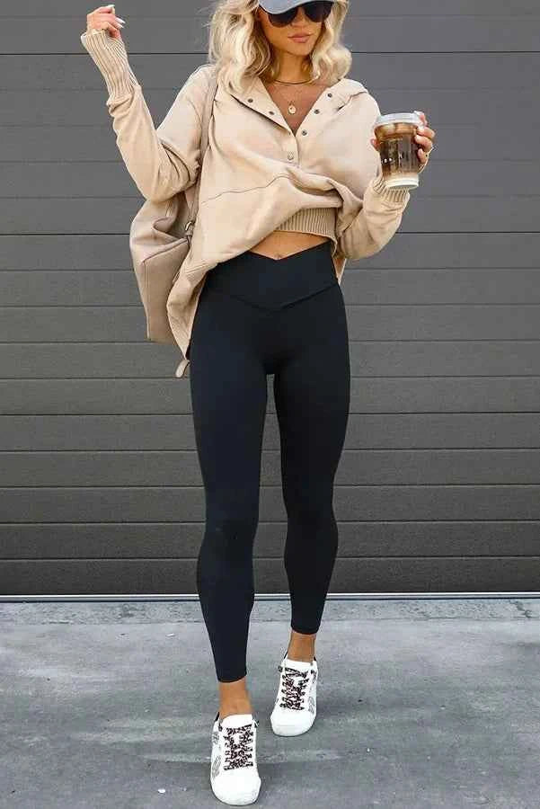 Casual Loose White Women Sweatshirt V-neck Hooded Batwing Sleeve Hoodie Top For Women Pullovers