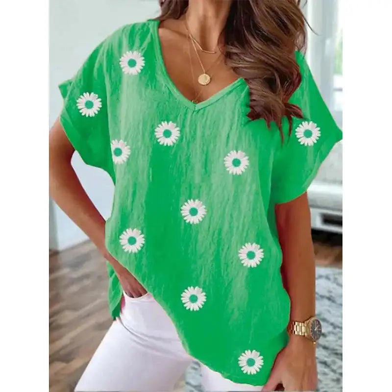Summer Floral Flower T-shirt