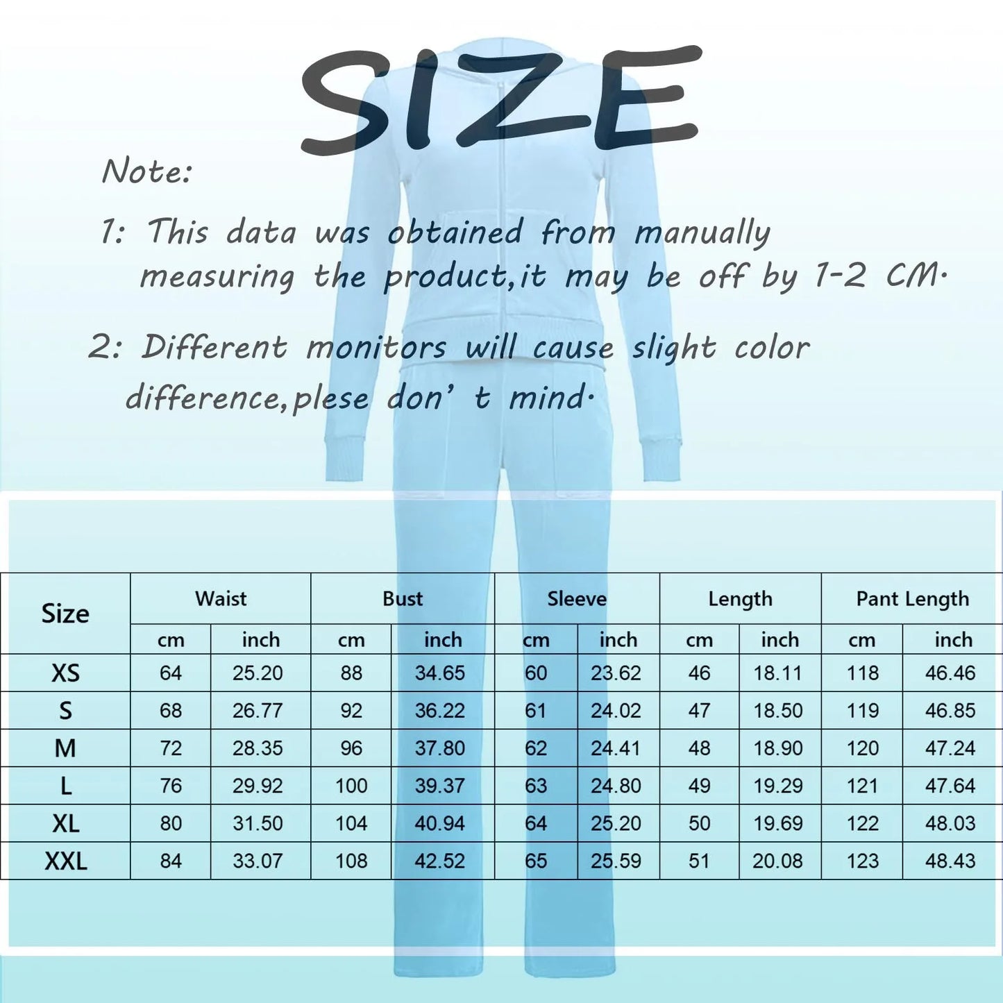 2-Piece Tracksuit Set - Slim Fit Zip Up Sweatsuit