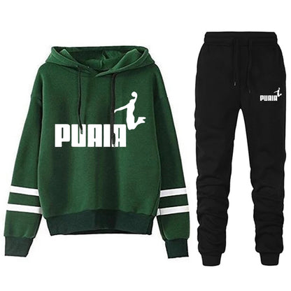 Women's Tracksuit Set - Casual Two Piece Jogger Set for Daily Wear
