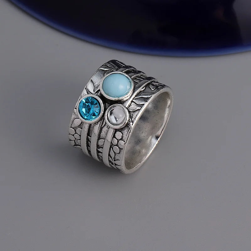 Vintage Bohemian Statement Ring for Women
