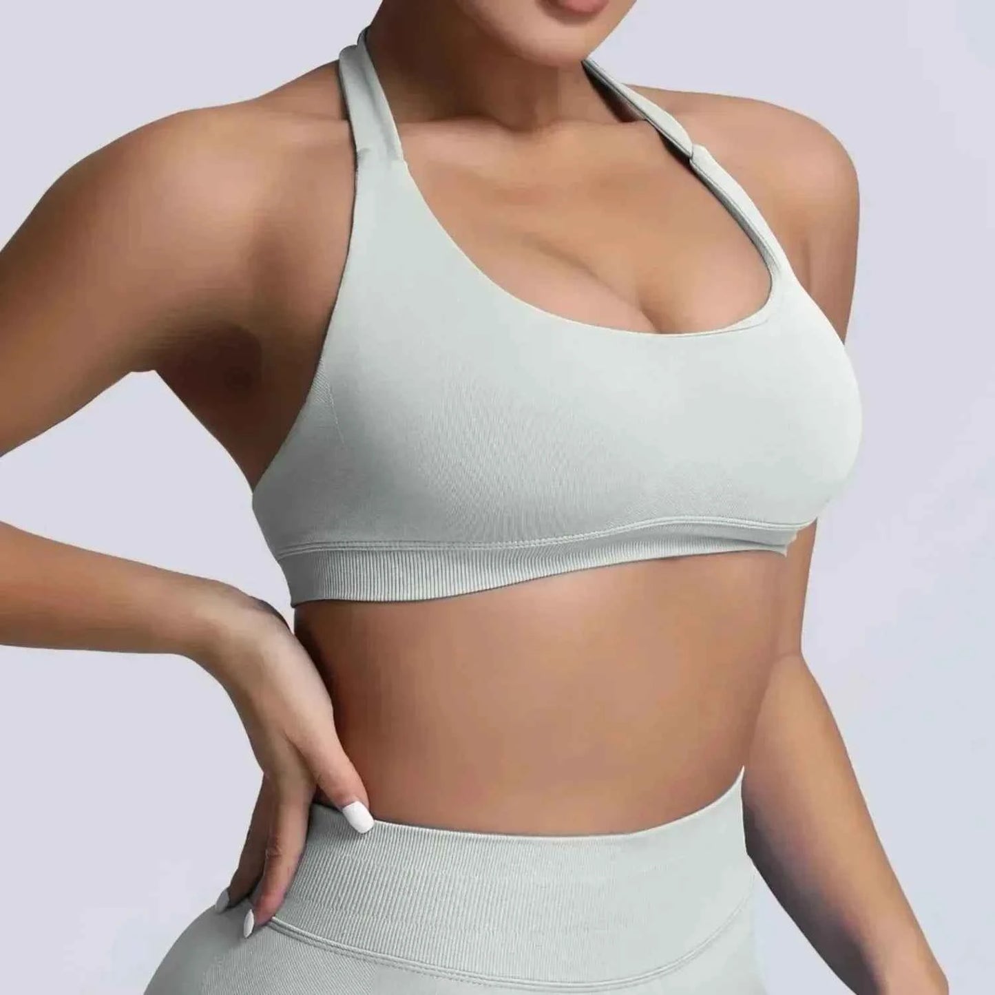 Women's Gym Solid Color Sports Bra