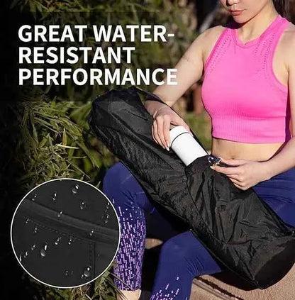 Yoga Mat Bag with Water Bottle Pocket & Wet Storage