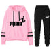 Women's Tracksuit Set - Casual Two Piece Jogger Set for Daily Wear