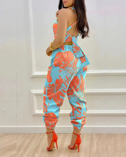 Elegant Summer Fashion Jumpsuit for Women - Shoulder Straps - The Eggy's store