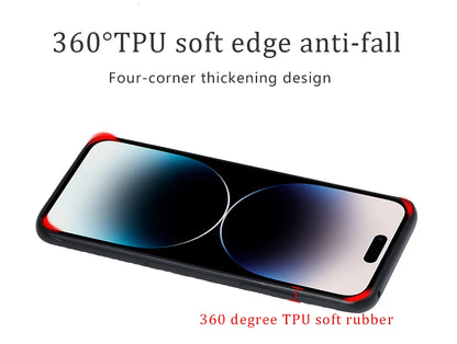 Genuine Leather iPhone Case for Apple iPhone 14 13 12 11 Pro Max Mini X XR XS 6S 7 8 SE 2020 Back Cover - The Eggy's store