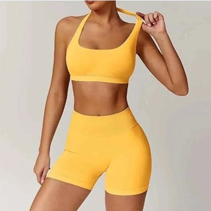 Women's Gym Solid Color Sports Bra