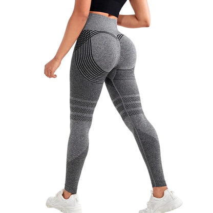 High Waist Compression Leggings for Women - Seamless Slimming Opaque Stretch Pants for Yoga and Fitness