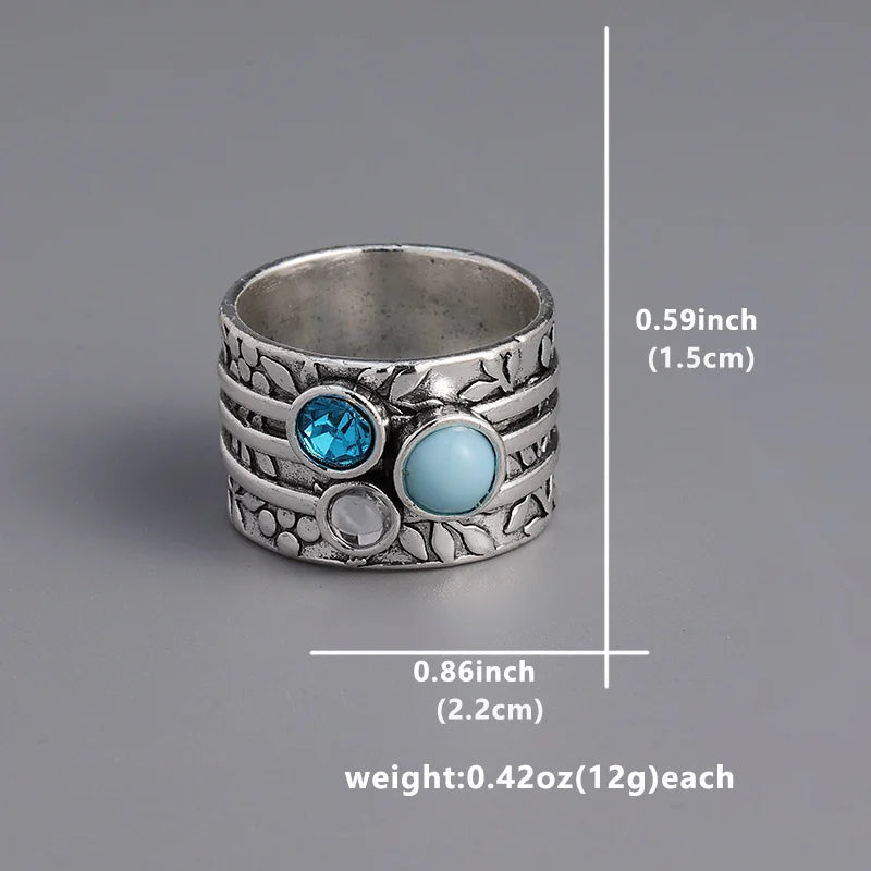 Vintage Bohemian Statement Ring for Women