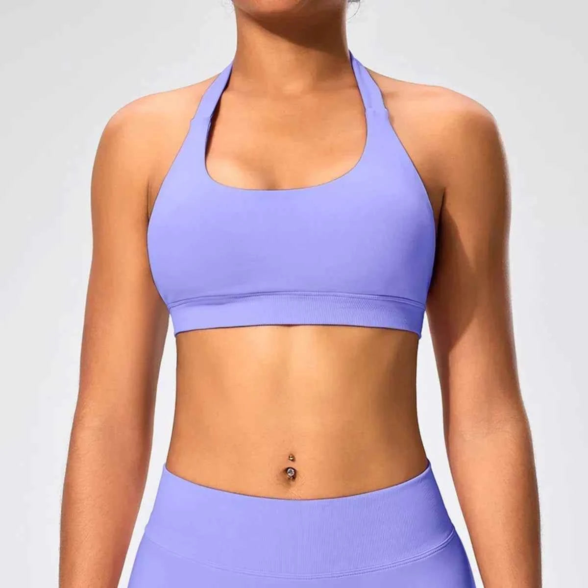 Women's Gym Solid Color Sports Bra