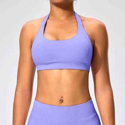 Women's Gym Solid Color Sports Bra