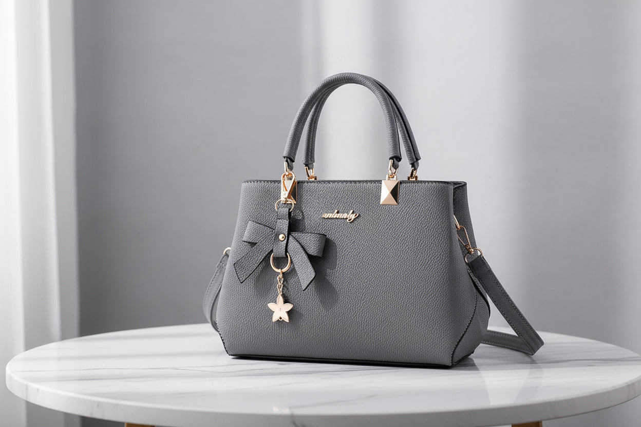Flower Pendant Crossbody Handbag