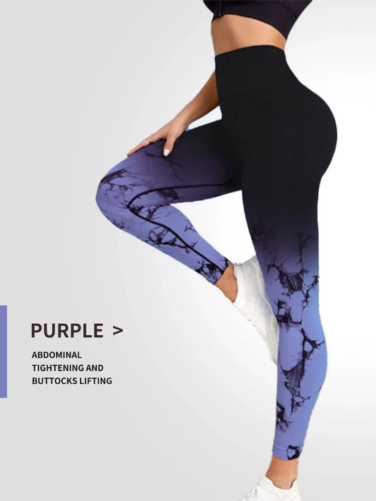 VibrantFlex Seamless Tie Dye Leggings