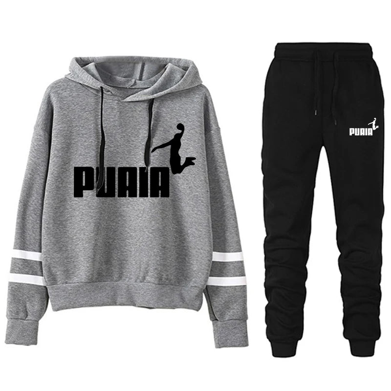 Women's Tracksuit Set - Casual Two Piece Jogger Set for Daily Wear