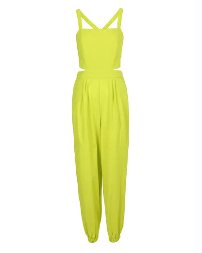 Elegant Summer Fashion Jumpsuit for Women - Shoulder Straps - The Eggy's store