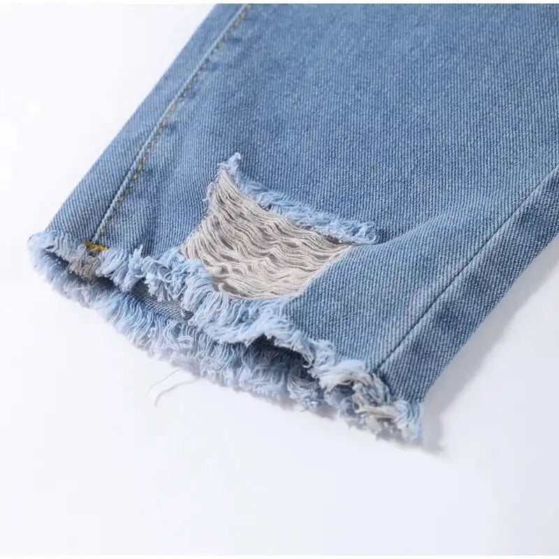 High Waisted Straight Leg Jeans