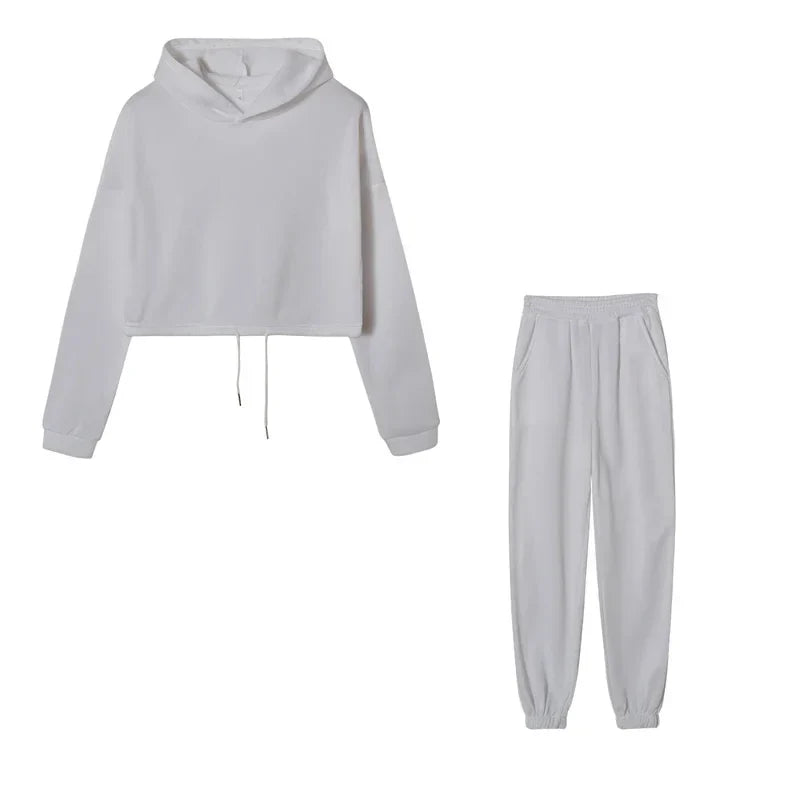 Women's Long-Sleeved Sports Suit, Two-Piece Women's Sweatsuit