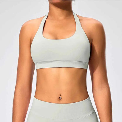 Women's Gym Solid Color Sports Bra
