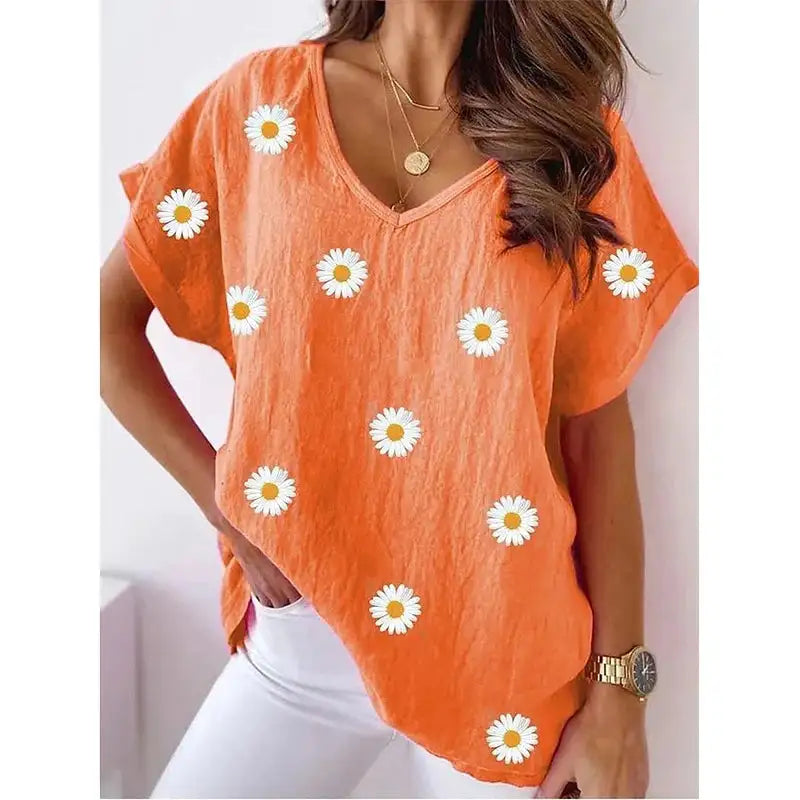Summer Floral Flower T-shirt