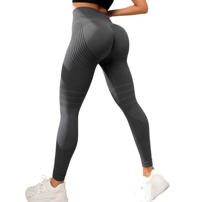 High Waist Compression Leggings for Women - Seamless Slimming Opaque Stretch Pants for Yoga and Fitness