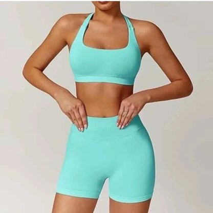 Women's Gym Solid Color Sports Bra
