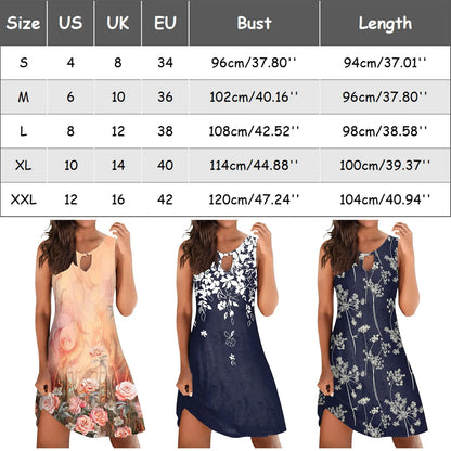 Women Plus Size Summer Beach Dress - Fashion Stripe Sleeveless Backless - The Eggy's store