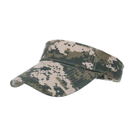 Camouflage Breathable Sun Hats Women Adjustable Visor UV Protection Tennis Running Sunscreen Hat - The Eggy's store