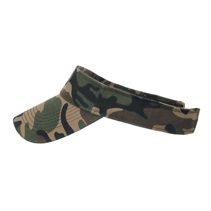 Camouflage Breathable Sun Hats Women Adjustable Visor UV Protection Tennis Running Sunscreen Hat - The Eggy's store