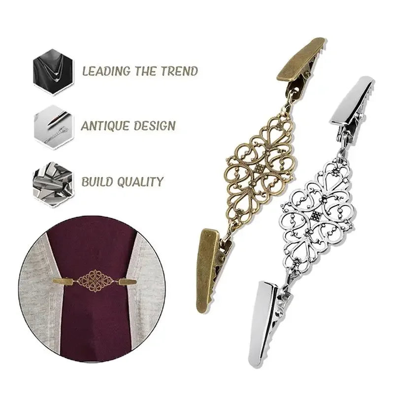 Clip Brooch Fastener – Scarf & Clothes Pin