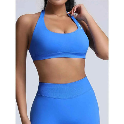 Women's Gym Solid Color Sports Bra