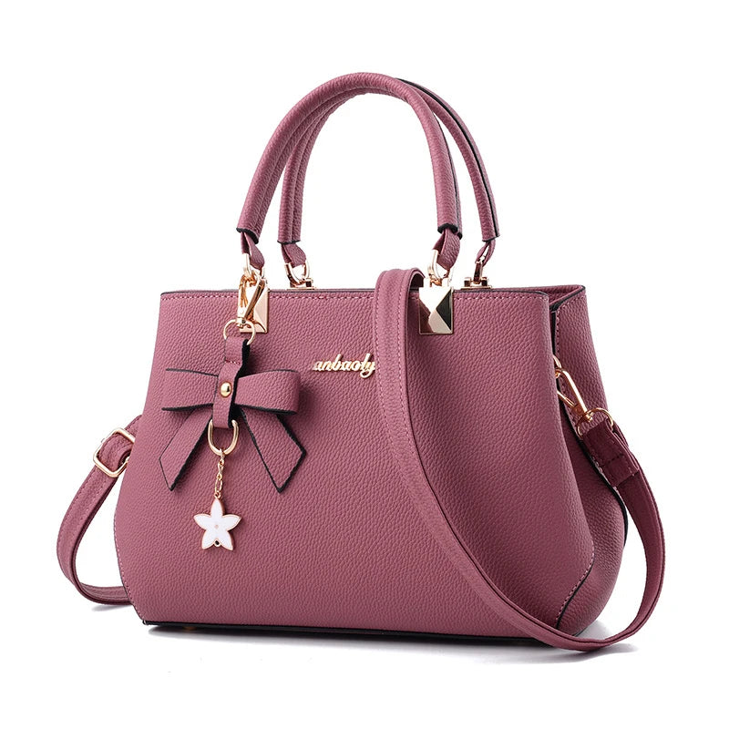 Flower Pendant Crossbody Handbag