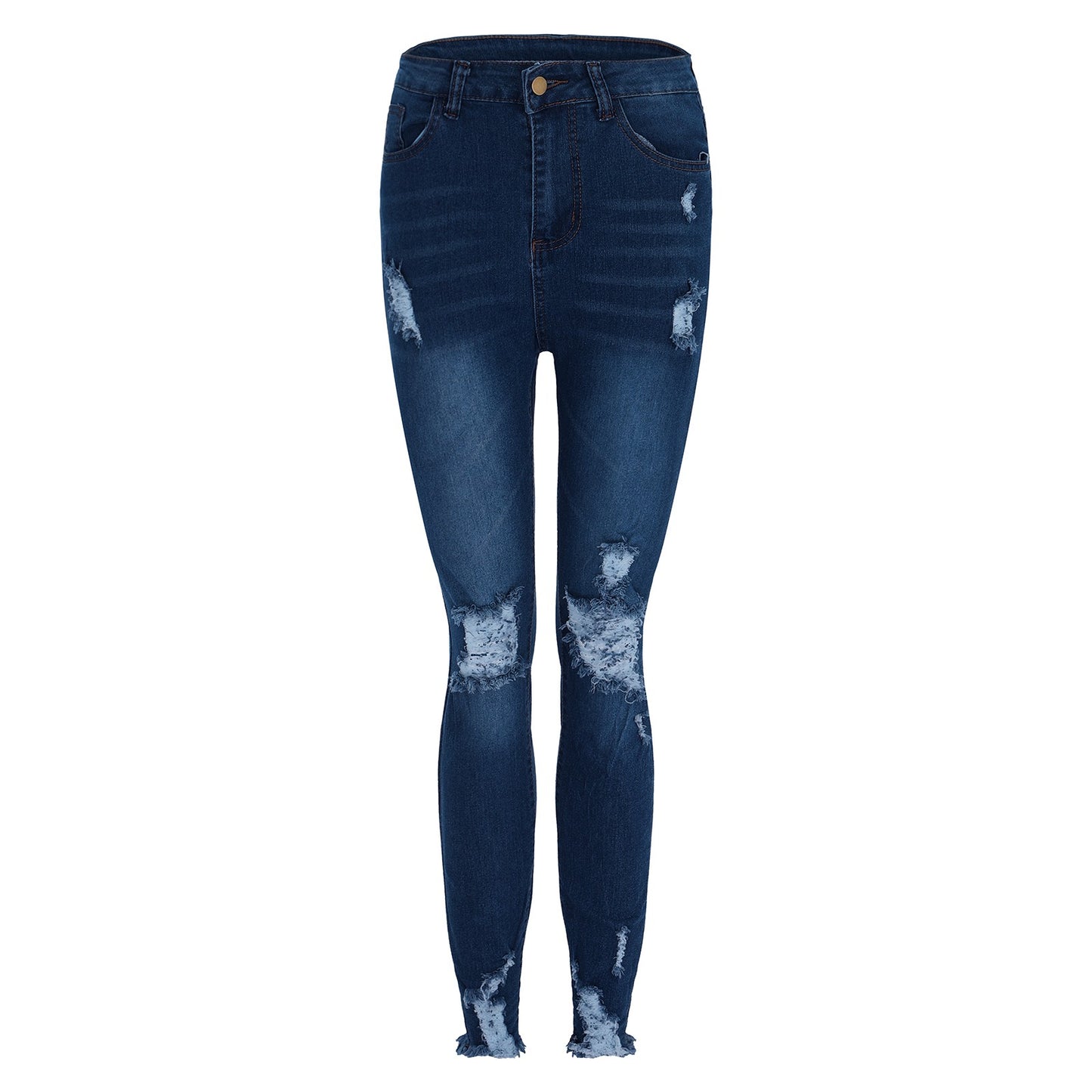 Women's Skinny Ripped Jeans - Slim Denim Pants for Women - The Eggy's store