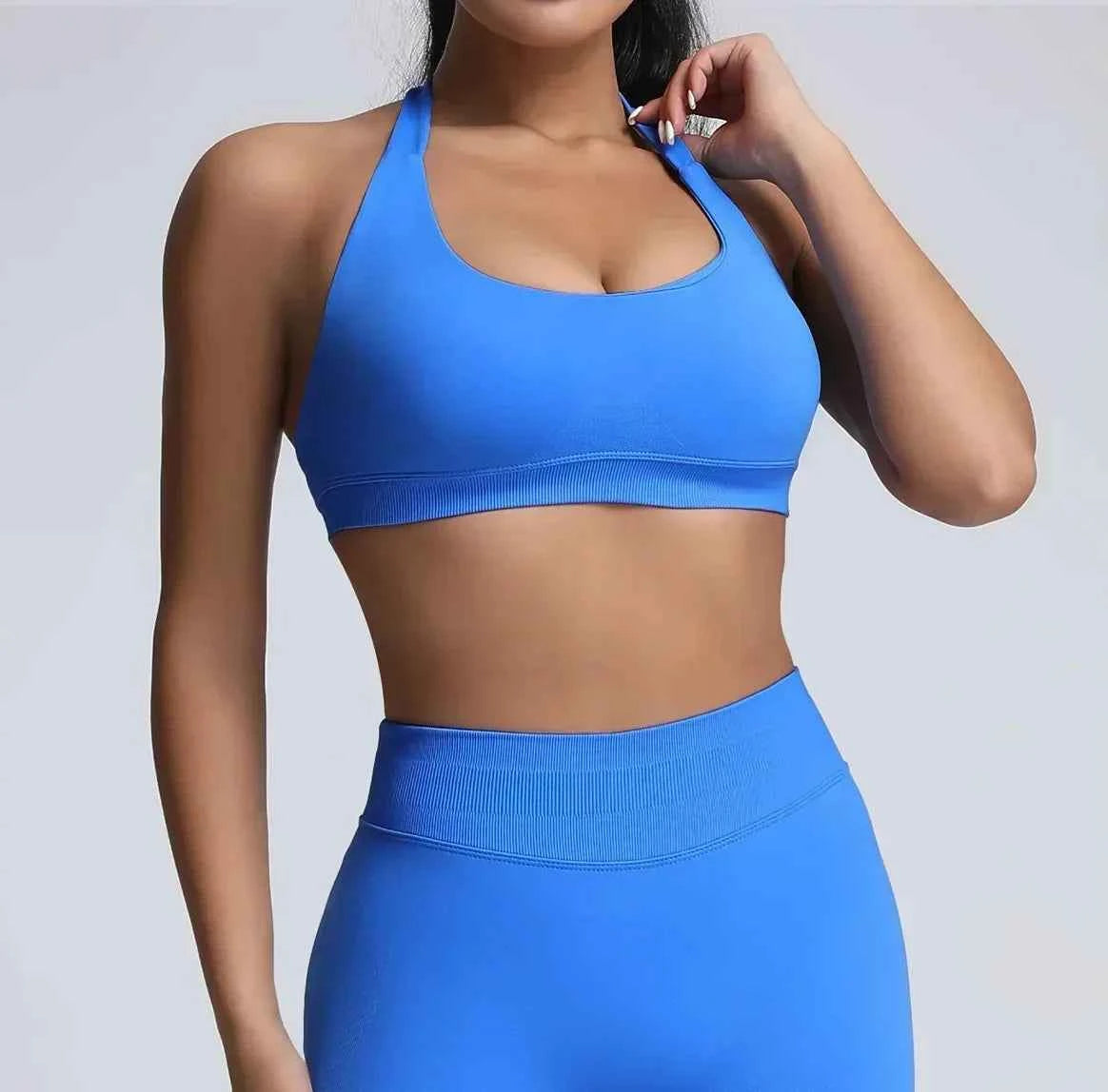 Women's Gym Solid Color Sports Bra