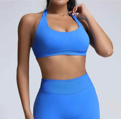 Women's Gym Solid Color Sports Bra