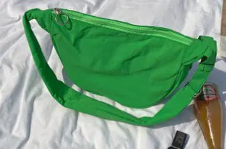 Vintage Hobo Shoulder Bag – Lightweight Nylon Purse | 3 Colors