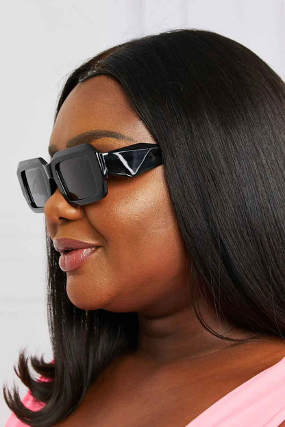 Rectangle TAC Polarized Full Rim UV400 Sunglasses