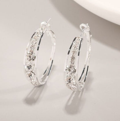 European And American Air Drill Mosaic Women's Earrings - The Eggy's store